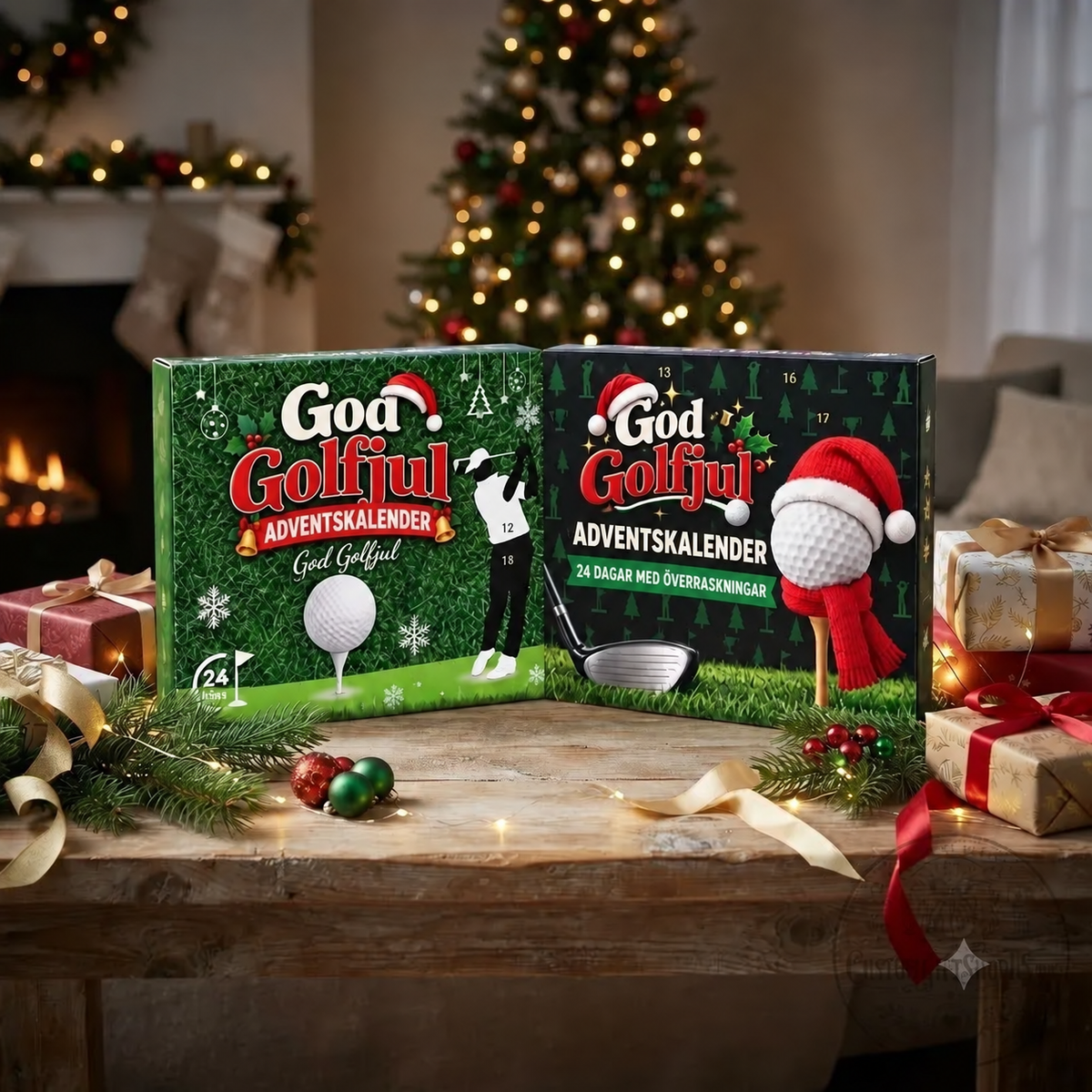 Julekalender med golftema