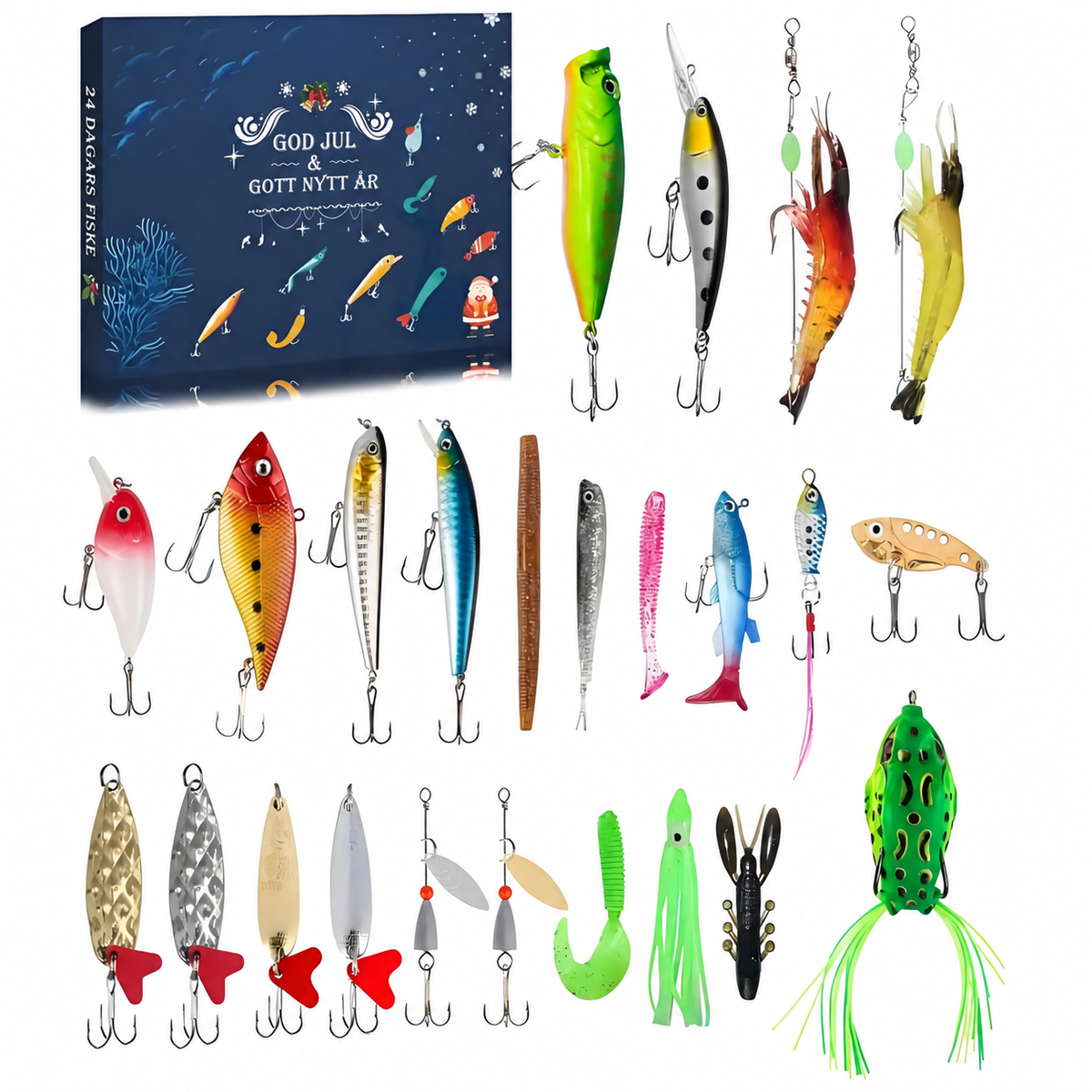 Fiskerens Julekalender – 24 Fiskeagn