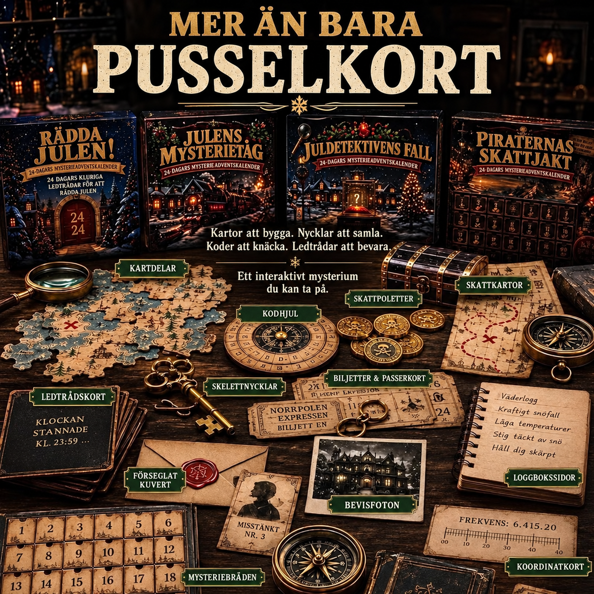 Detektivkalenderen – 24 Dages Mysterium