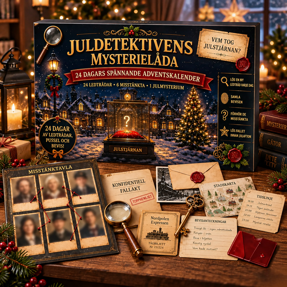 Detektivkalenderen – 24 Dages Mysterium
